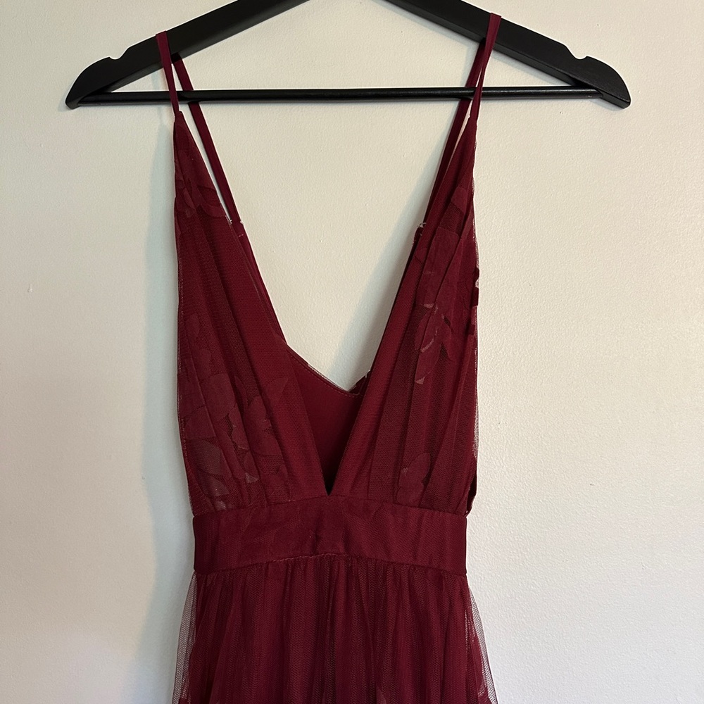 Maxi Red Formal Dress - Picture 2 of 5